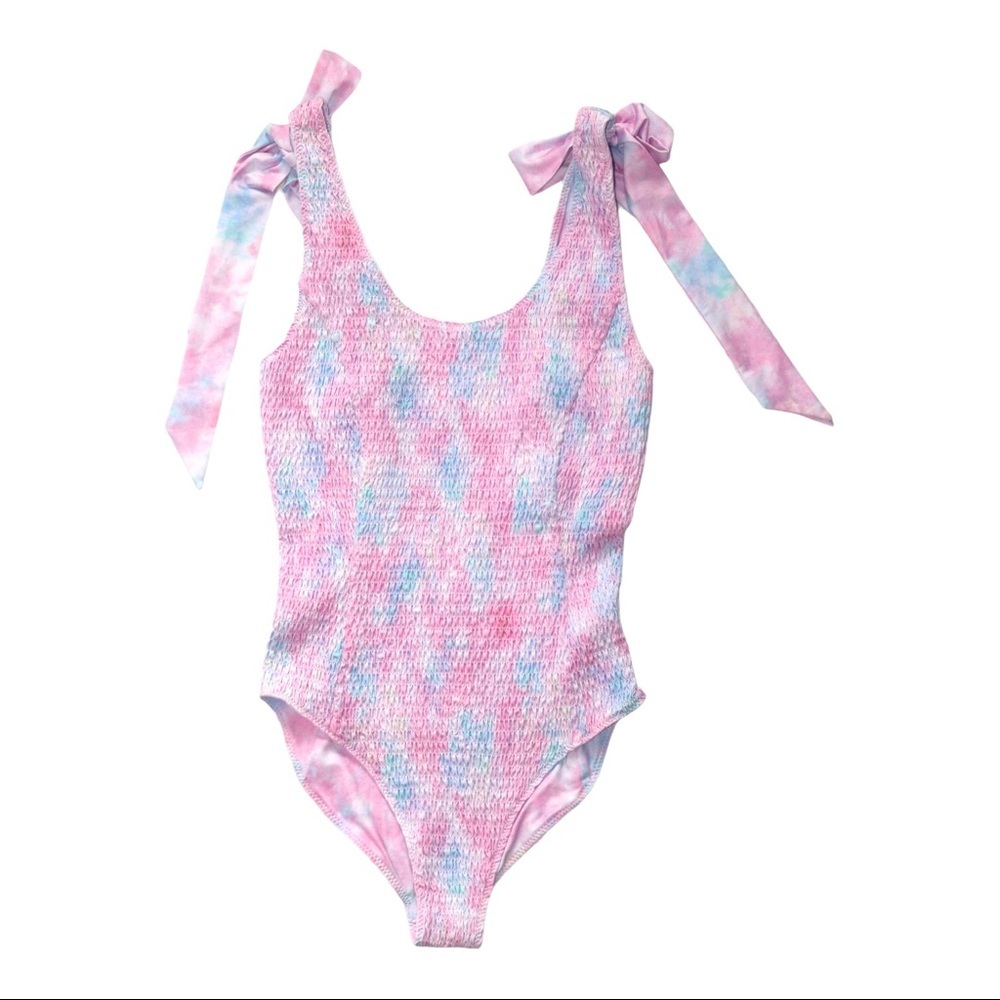 LoveShackFancy Posy Tie Dye Swimsuit XS NWT - Picture 2 of 11